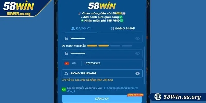 Quy trình đăng ký đơn giản, nhanh chóng